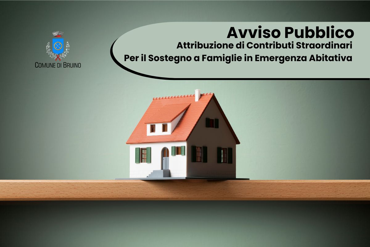 Avviso Pubblico Emergenza Abitativa