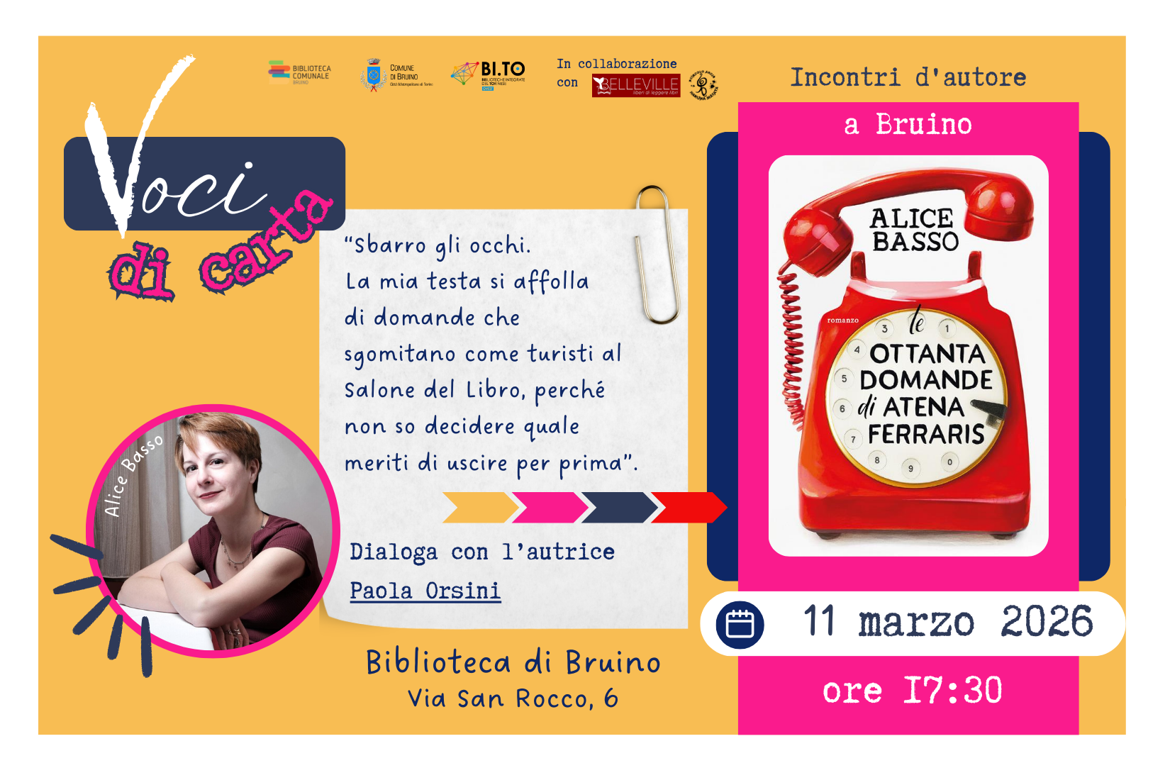 Alice Basso a Bruino