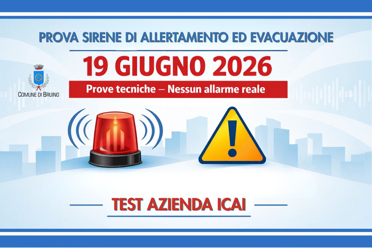 PROVA SIRENE DI ALLERTAMENTO ED EVACUAZIONE