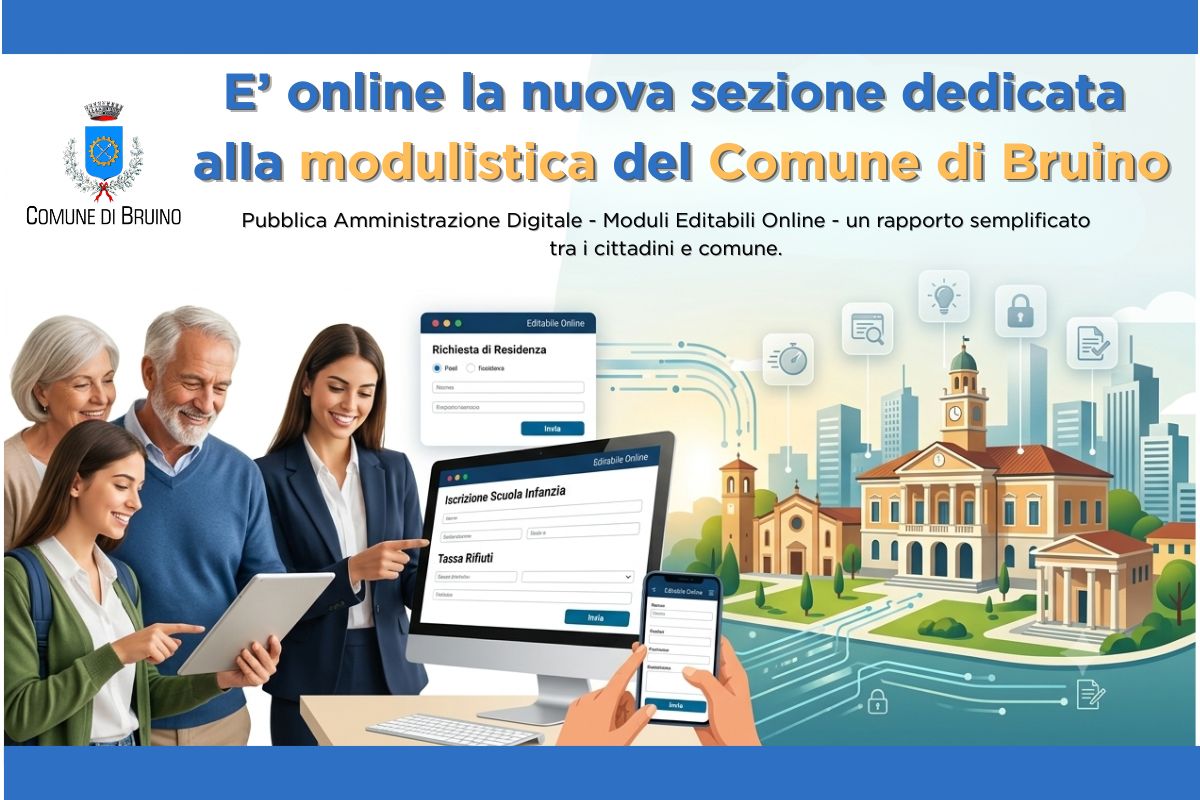 Nuova Sezione Moduli online